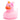 Mini Einhorn Badeente - pink