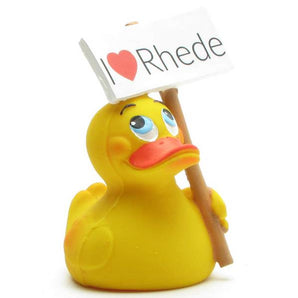 Quietscheente "I love Rhede"