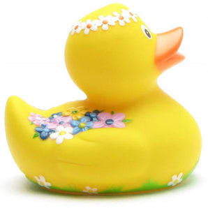 Badeente Blumendesign