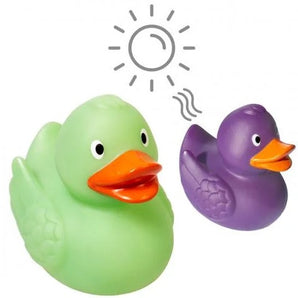 Quietscheente Magic Duck mit UV-Farbwechsel - grün zu lila