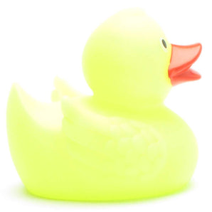 Glow in the Dark Badeente - gelb