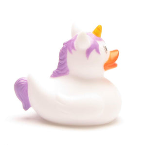 Mini Einhorn Badeente - weiss